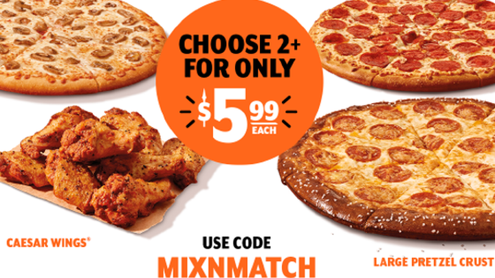Little Caesar's launches Mix-N-Match menu