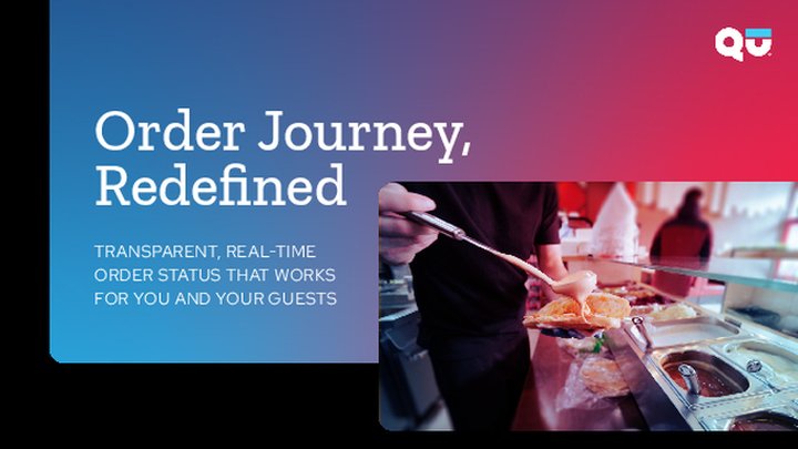 Qu Order Status | Fast Casual