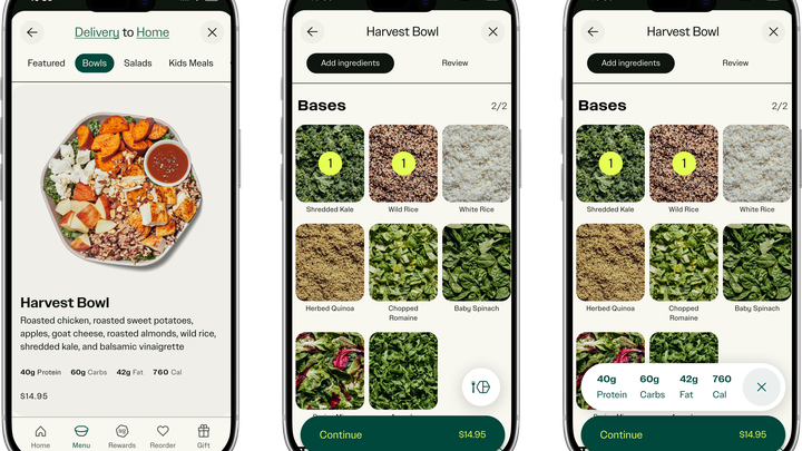Sweetgreen launches macro-tracking tool, expands protein options