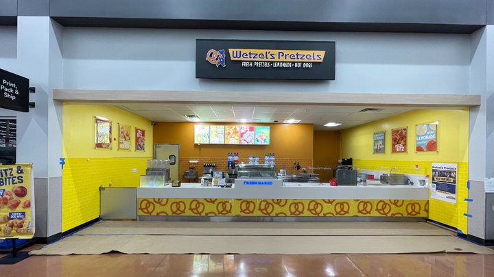 Wetzel's Pretzels rolls into Romeoville, Illinois Walmart