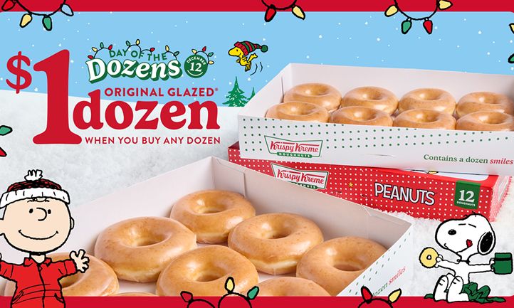 Krispy Kreme Spreads More Holiday Cheer with Return of Annual ‘Day of the Dozens’ on 12/12