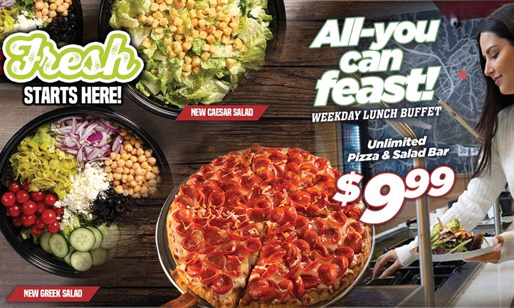 Mountain Mike’s Pizza Elevates Menu With New Specialty Salads and Brings Back Popular All-You-Can-Eat Lunch Buffet Promotion