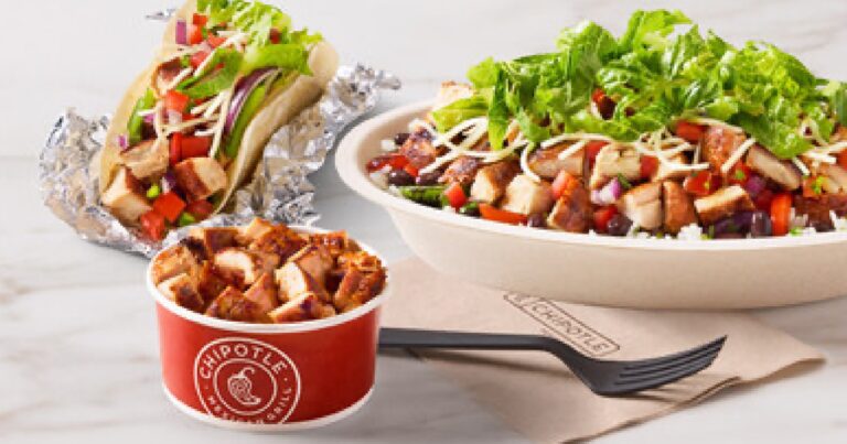 Need a protein snack? How about a cup of Chipotle's chicken?