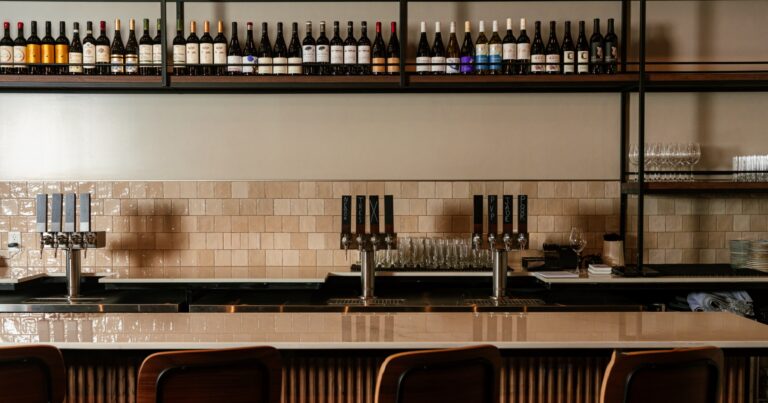 A wine bar where the bottles do the talking