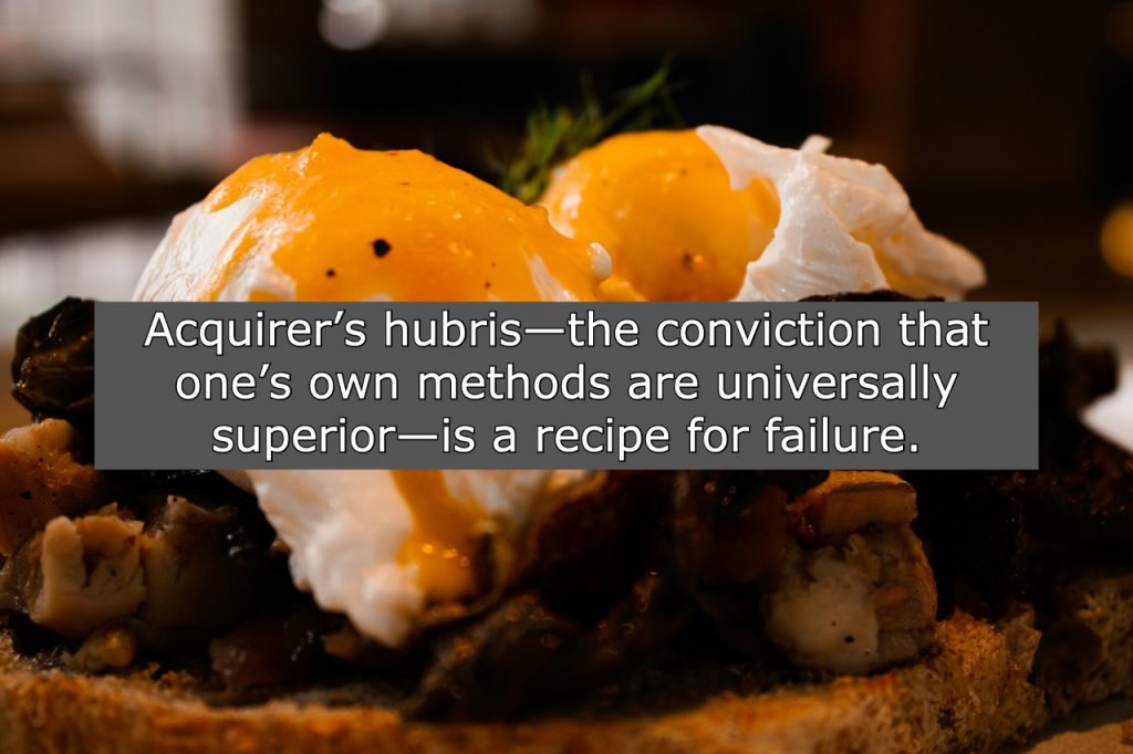 Acquirer’s Hubris: The Recipe for M&amp;A Failure | Acquirer’s Hubris: The Recipe for M&amp;A Failure | Modern Restaurant Management