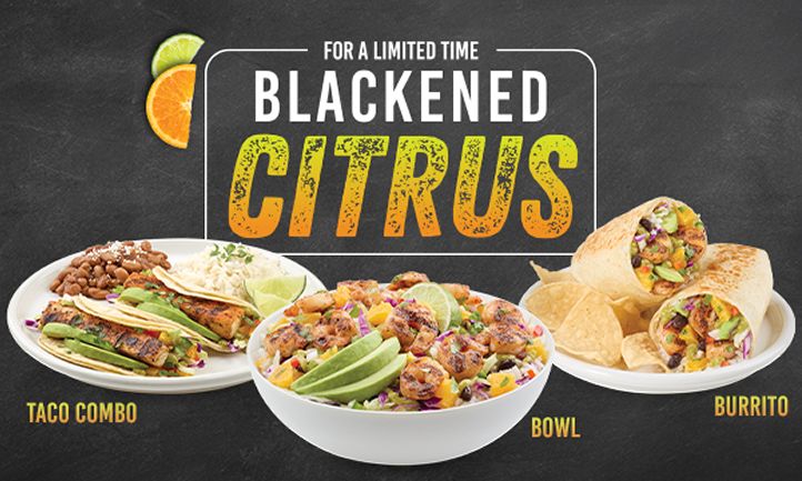 Baja Fresh Turns Up the Flavor with New Blackened Citrus Menu Items
