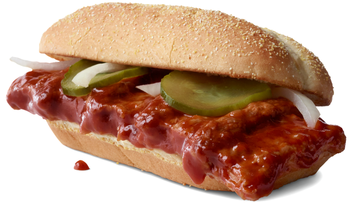 Federal lawsuit claims McDonald's McRib has no pork rib meat