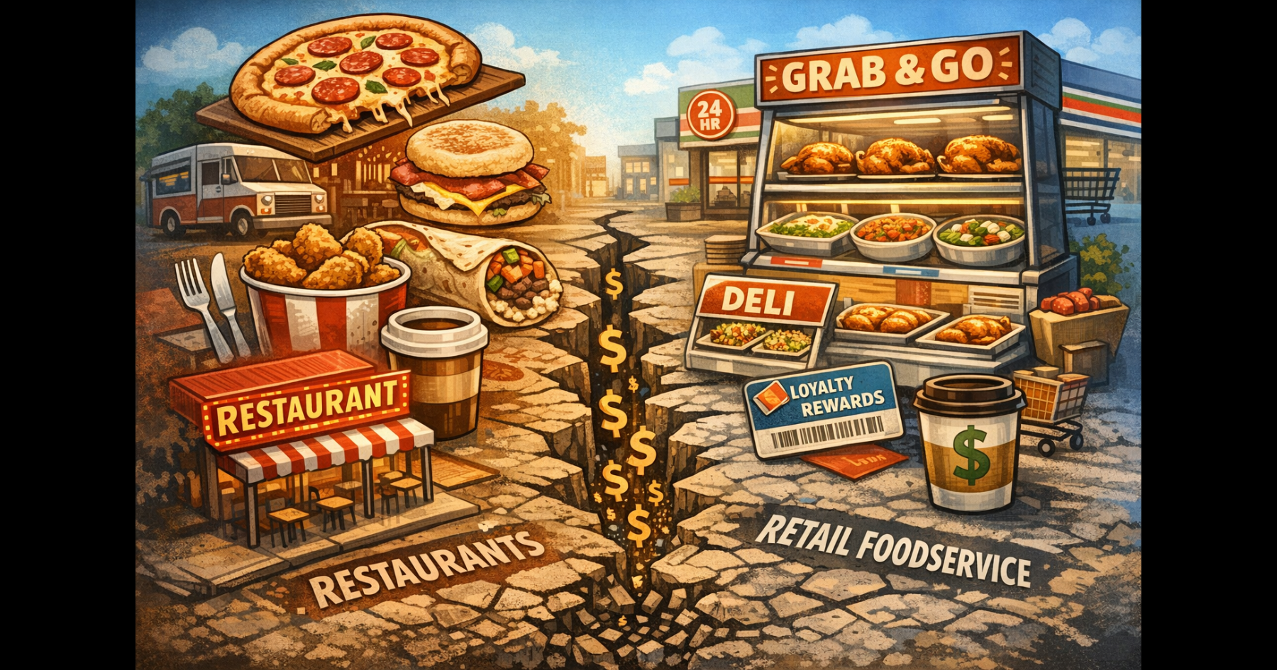Here are the restaurant segments most vulnerable to c-store competition