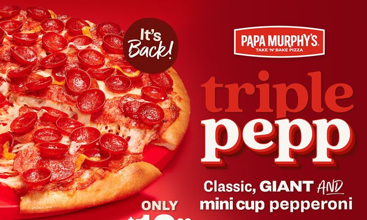 Papa Murphy’s Brings Back the Triple Pepp Pizza for a Limited Time Starting January 26