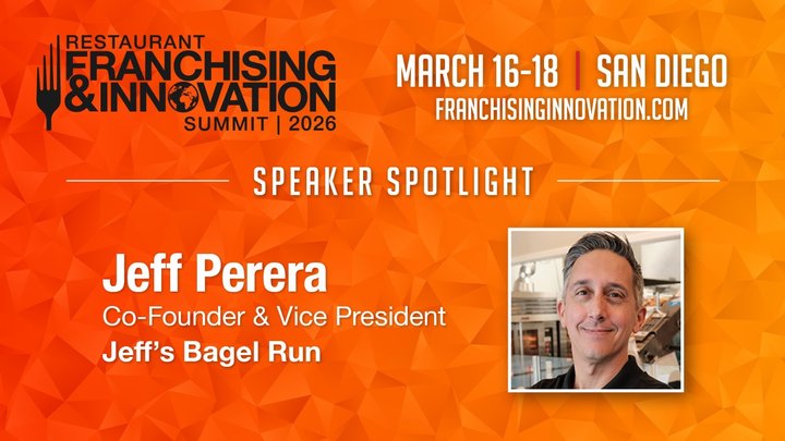 Speaker Spotlight: Jeff Perera, co-founder, vice president, Jeff's Bagel Run
