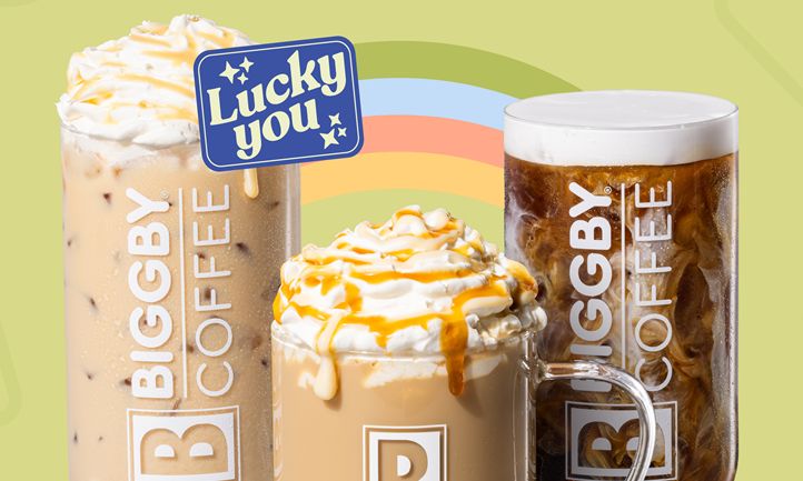 BIGGBY COFFEE Welcomes Spring With Festive Irish Cream, Brown Sugar Creations and Seasonal Perks