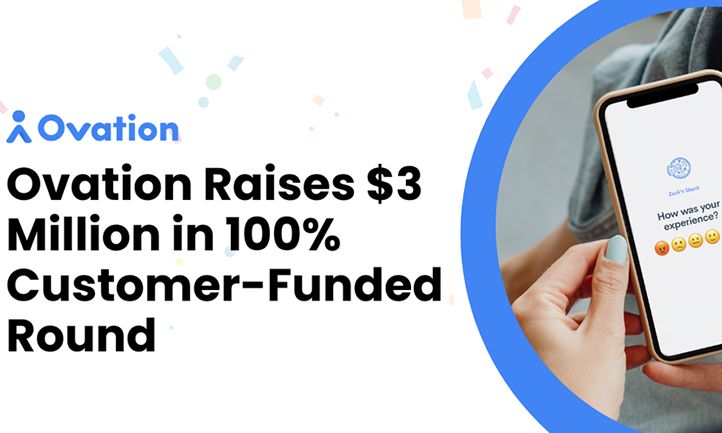 Ovation Raises $3 Million in 100% Customer-Funded Round