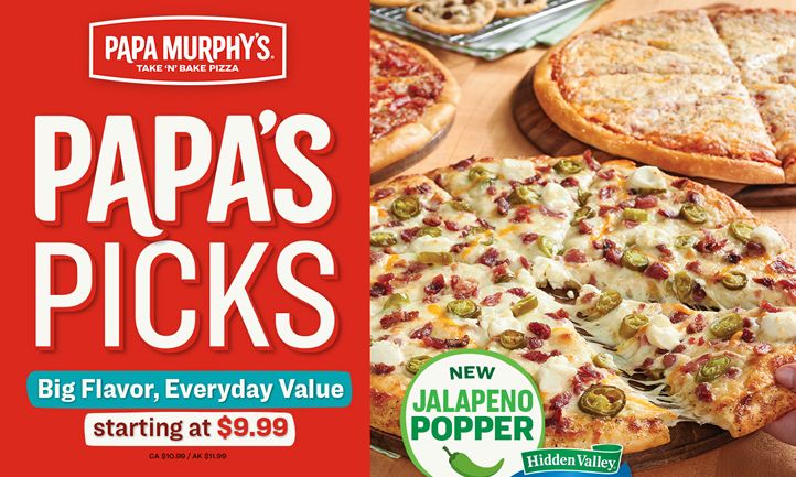 Papa Murphy’s Turns Up the Heat With Jalapeño Popper Pizza, a Limited-Time Addition to Papa’s Picks