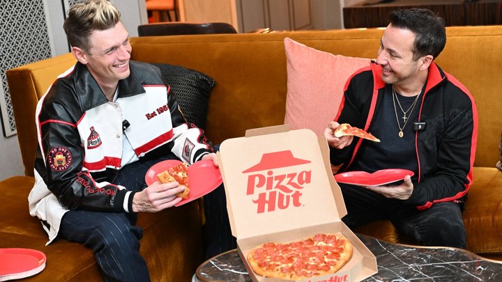 Pizza Hut teams with Backstreet Boys' Nick Carter, Howie Dorough to launch heart-shaped pizzas