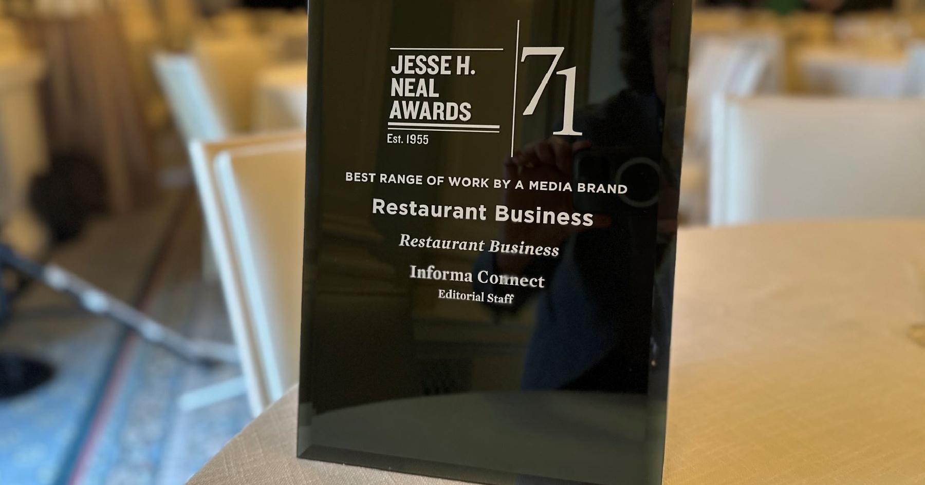 Restaurant Business is a finalist for 8 Jesse H. Neal Awards