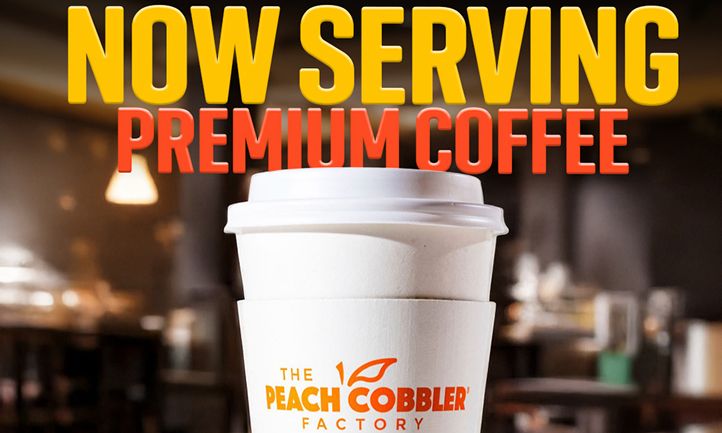 The Peach Cobbler Factory Launches National Gourmet Coffee Program Across 25 States