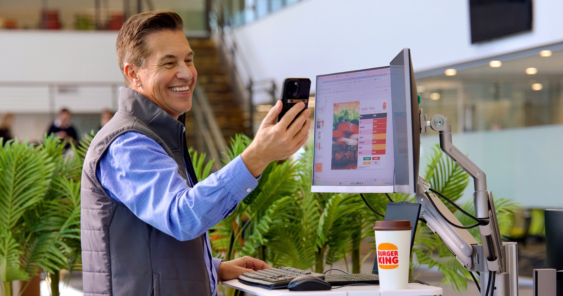 The president of Burger King is giving customers his phone number
