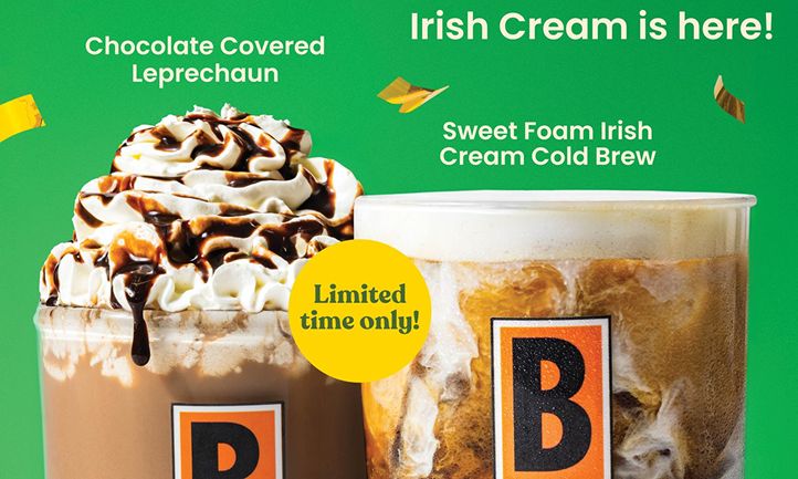 Luck Is Brewing: BIGGBY COFFEE Brings Back Fan-Favorite Irish Cream Lineup for St. Patrick’s Day