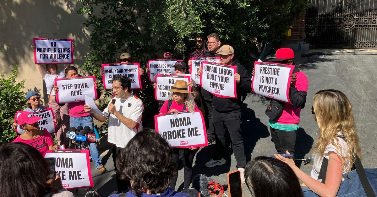 Protesters Gather Ahead of Noma’s L.A. Opening