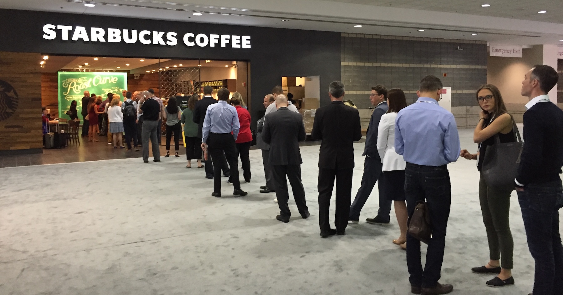 Starbucks wants to get rid of the long lines at its airport shops