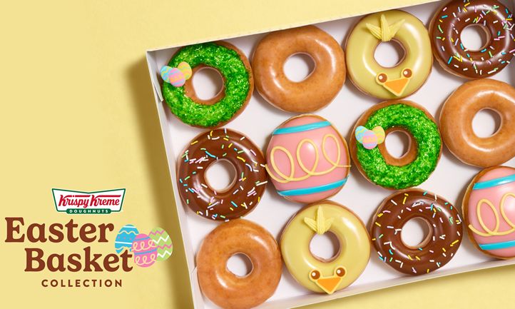 The Hunt is Over! Krispy Kreme is Filling Baskets with Egg-cellent New Easter Doughnuts