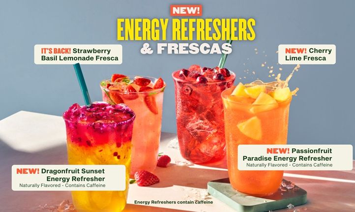 The Perfect Sip for Any Moment: Panera Bread Launches New Energy Refreshers and Frescas