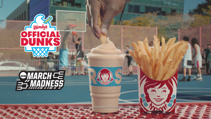 Wendy’s named official dunks of NCAA March Madness: Launches national promotion