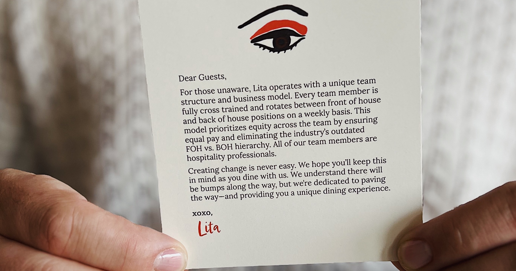 How one restaurant tackles the pay gap between front- and back-of-house workers