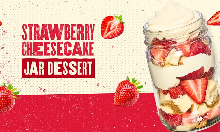 Leave Room for Dessert: Slim Chickens Introduces Strawberry Cheesecake Jar Dessert