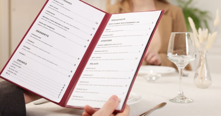 Making a menu that works hard to boost profitability
