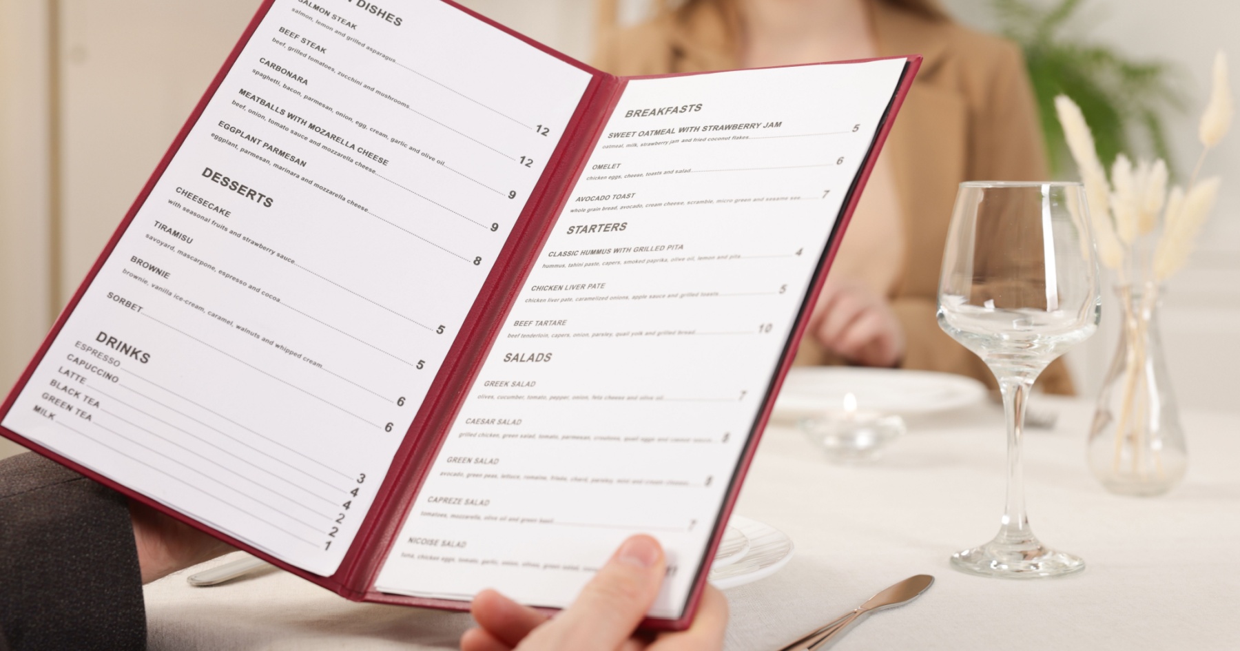 Making a menu that works hard to boost profitability