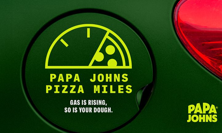 Papa Johns Launches “Pizza Miles,” Reimbursing Customers for Gas When They Drive for Carryout