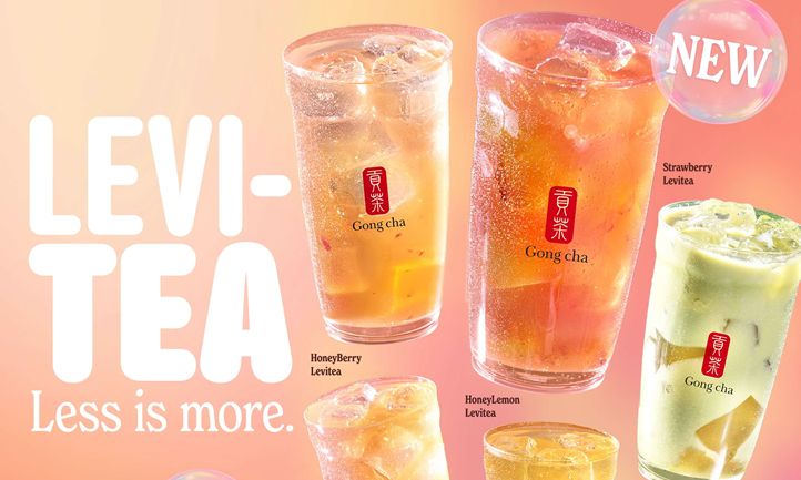 Sip Light and Pretty with NEW Gong cha Leviteas
