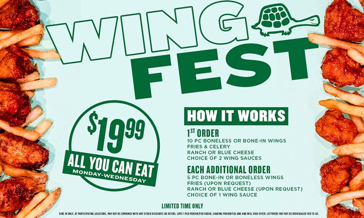 The Greene Turtle Launches First-Ever ‘Crush of the Month’ and All-You-Can-Eat Wing Fest