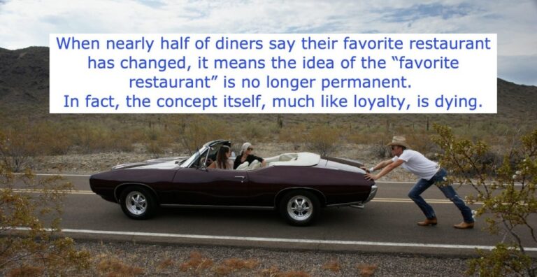The Loyalty Breakdown and the Dissolving Dining Distinctions | Modern Restaurant Management
