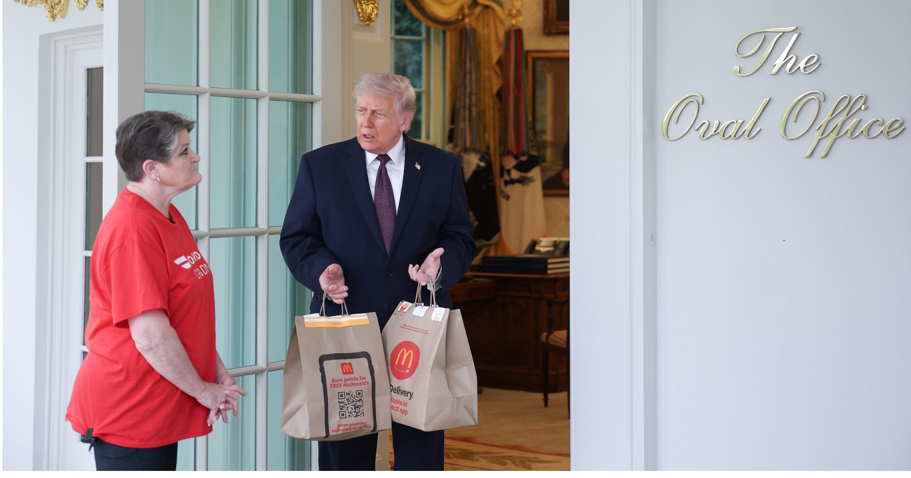 What the 'DoorDash Grandma' stunt tells us about Trump