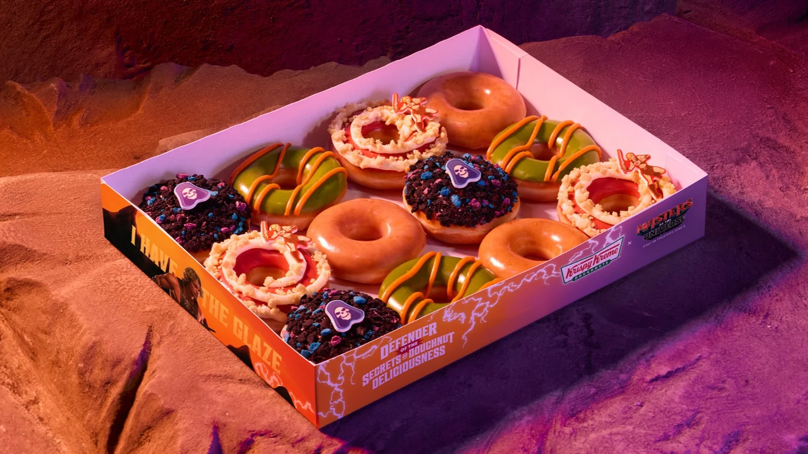 Krispy Kreme launches limited-edition Masters of the Universe doughnut lineup