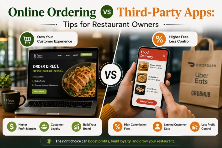 Online Ordering vs Third-Party Apps: Tips for Restaurant Owners