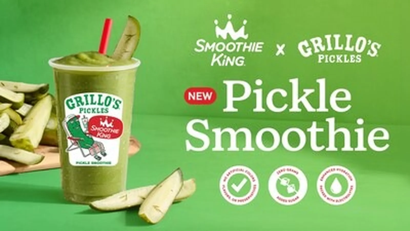 Smoothie King launches limited-edition Pickle Smoothie