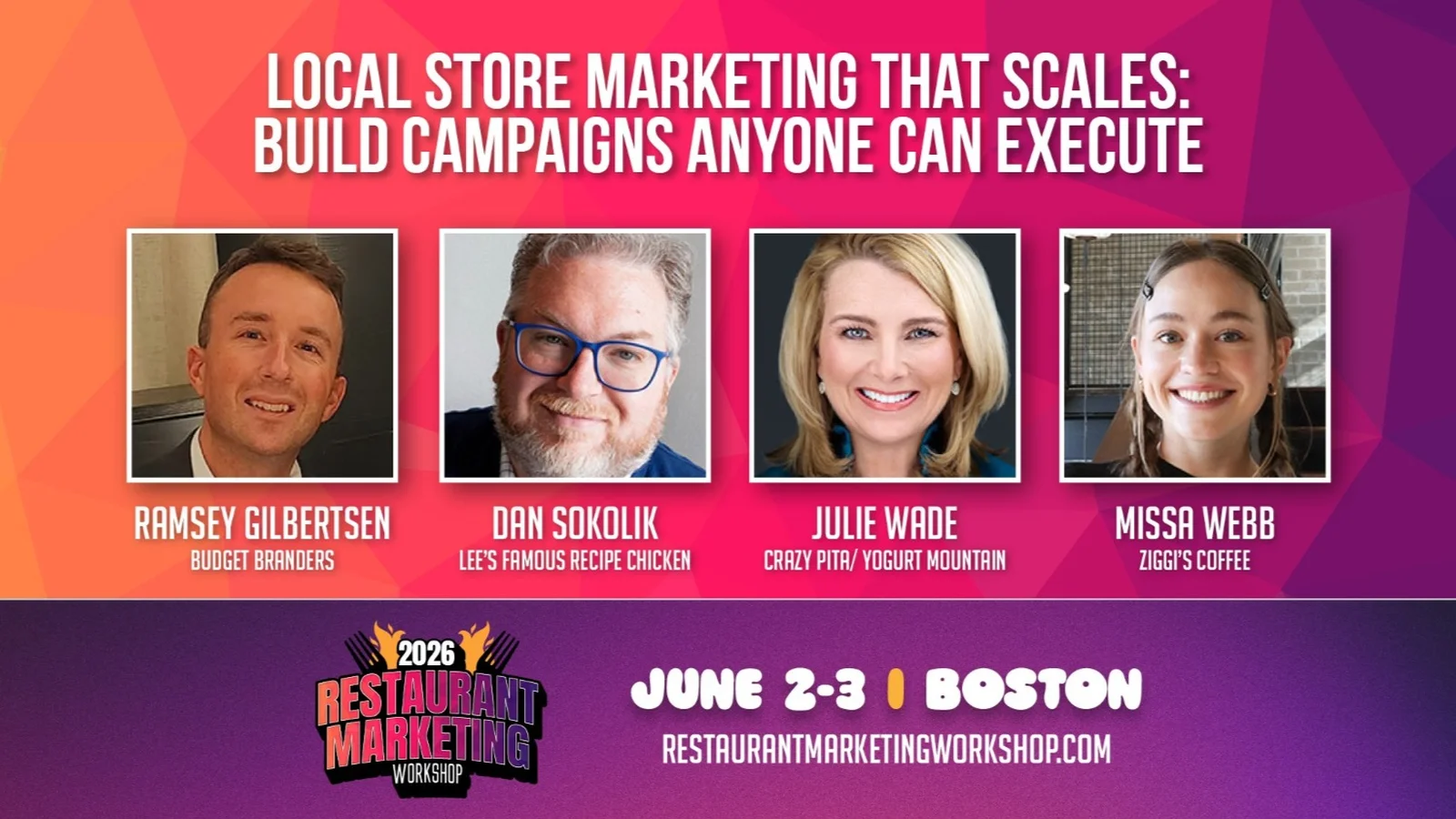 Stop relying on hope: Marketing blueprints from Ziggi's Coffee, Lee's Chicken, Pita Pit, Budget Branders