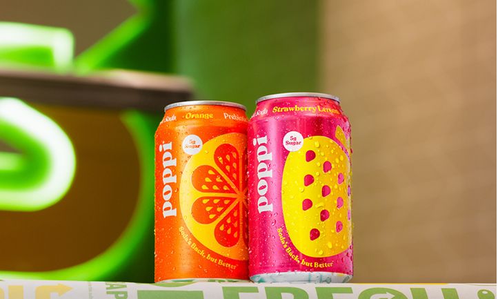 Subway Expands Beverage Lineup with poppi Prebiotic Sodas