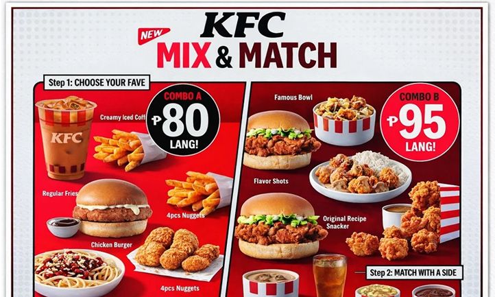 Build Your Perfect Meal with KFC Mix &amp; Match