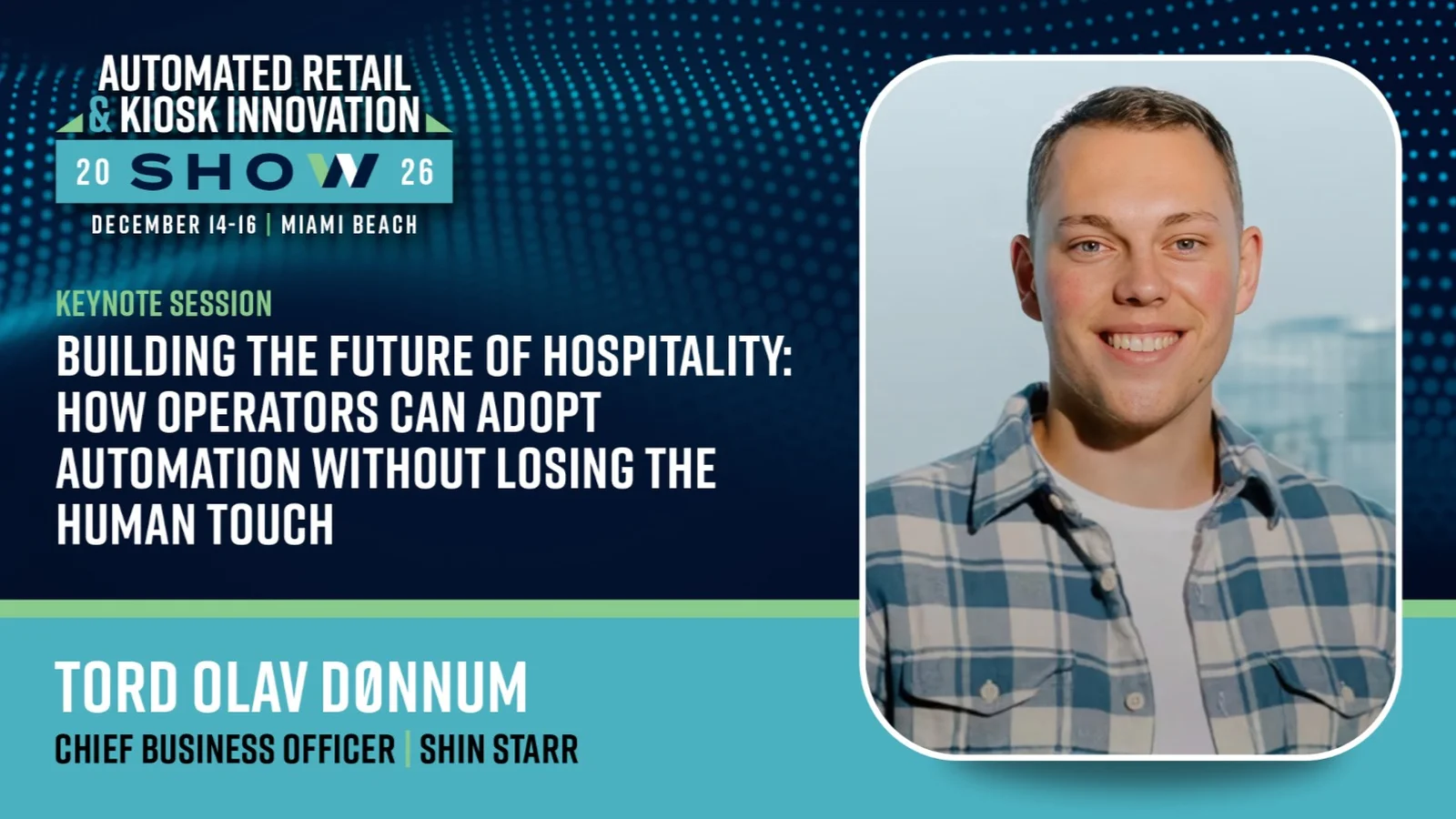 Tord Olav Dønnum on the future of autonomous foodservice