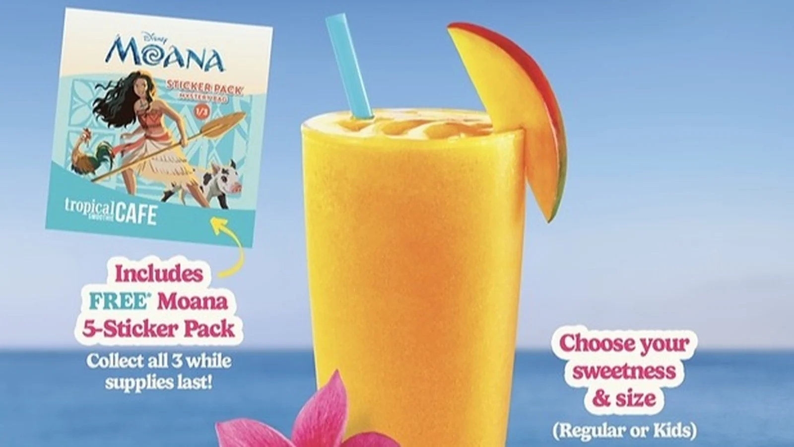 Tropical Smoothie Café unveils limited-time Moana-inspired beverage