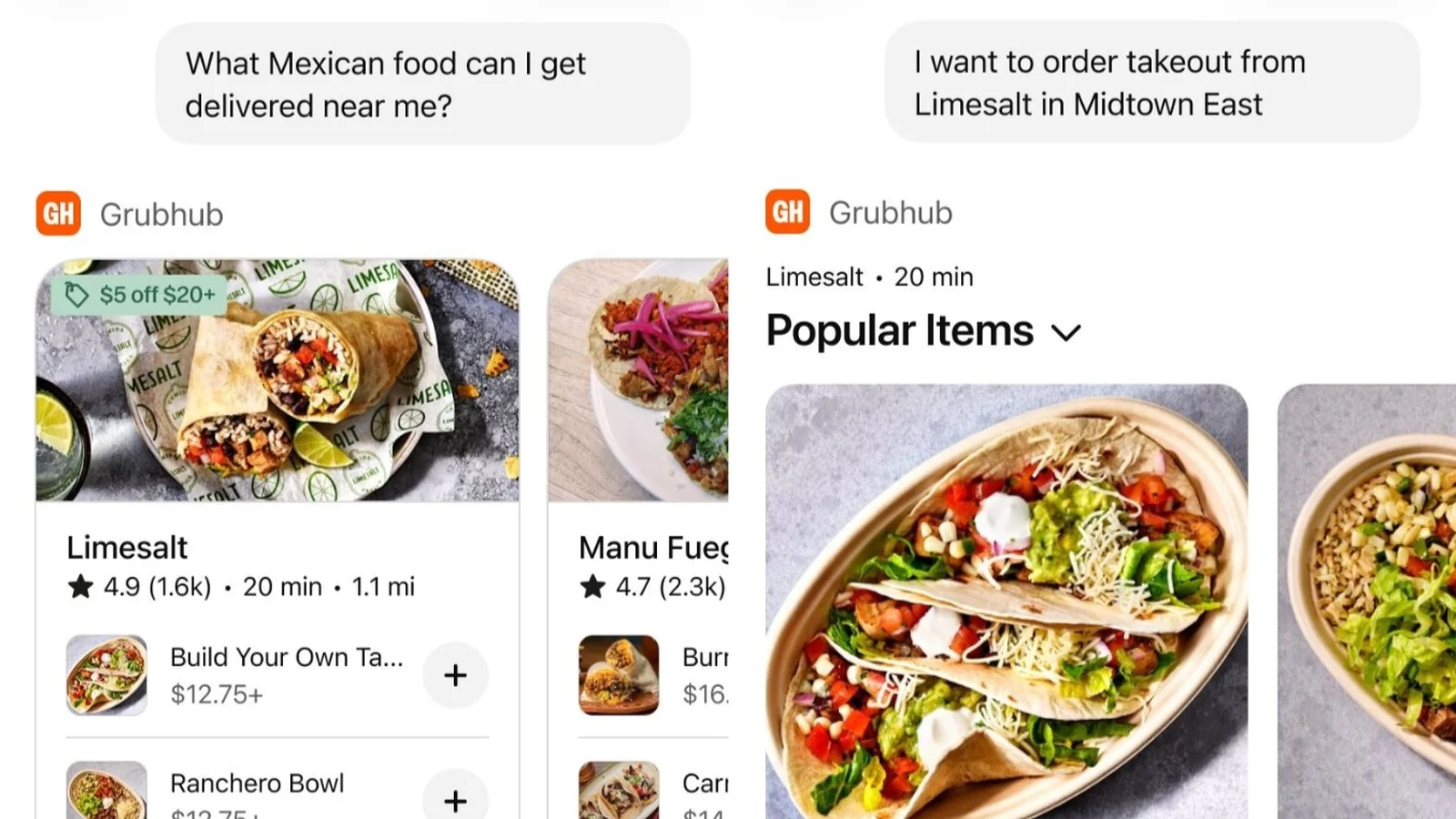 Wonder-owned Grubhub launches ChatGPT ordering integration