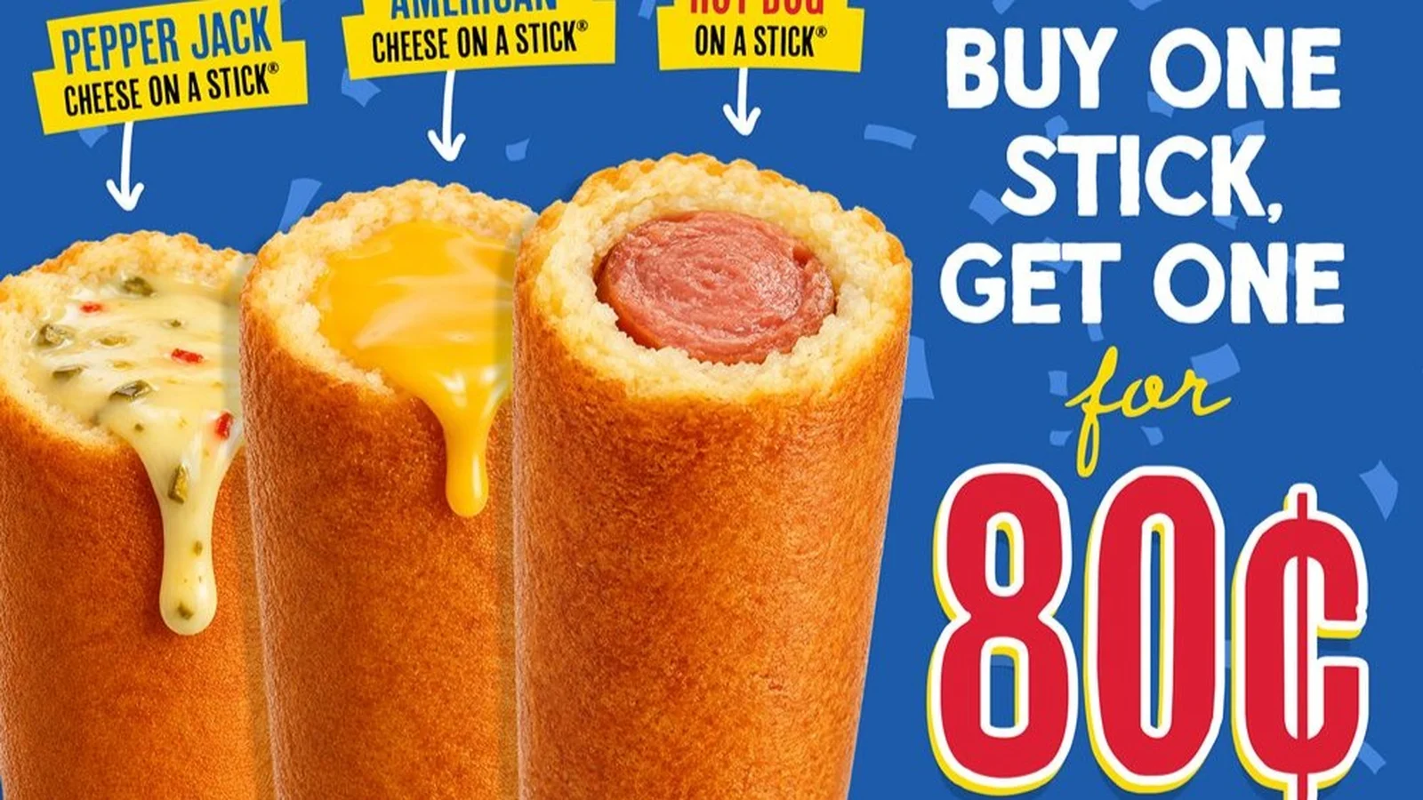 Hot Dog on a Stick celebrates 80 years with 80-cent promo