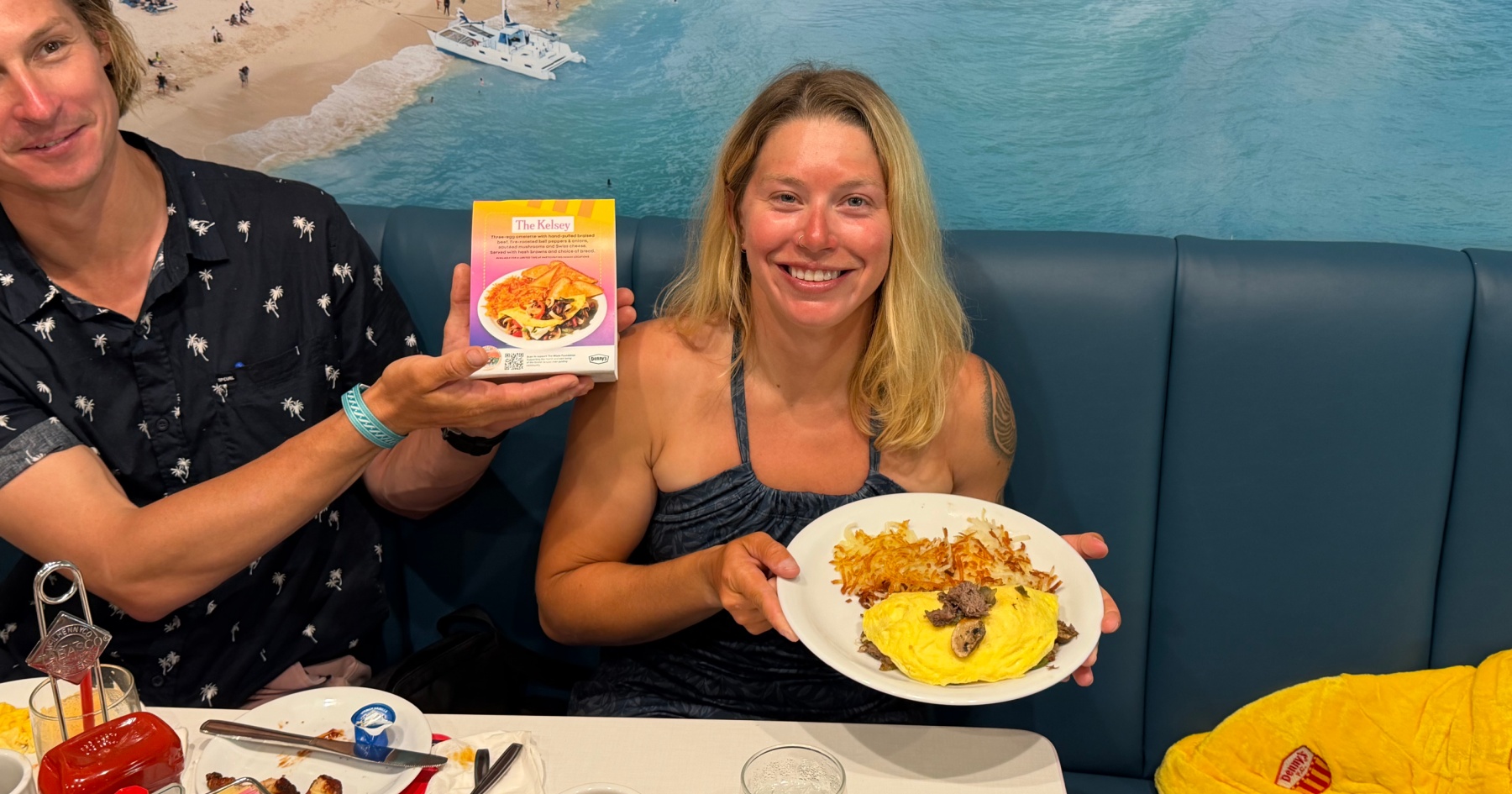 How Denny's became part of Kelsey Pfendler's record-breaking row