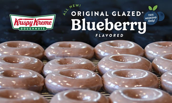Krispy Kreme Celebrates the Sweetest Days of Summer With New Original Glazed Blueberry Flavored Doughnut