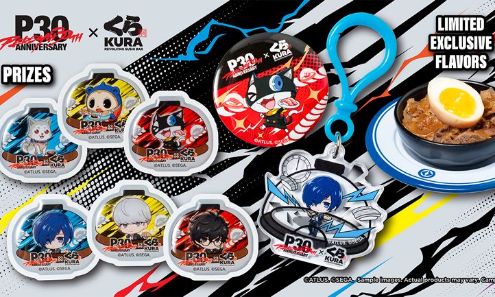 Let’s Show ‘Em A Good Time: Kura Sushi USA Partners with ATLUS to Bring the Immersive World of Persona to Restaurants Nationwide August 1