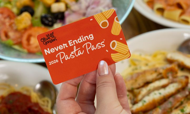Olive Garden Announces the Return of its Iconic Never-Ending Pasta Pass
